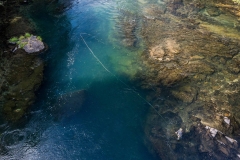 spey casting on the North Umpqua River for steelhead